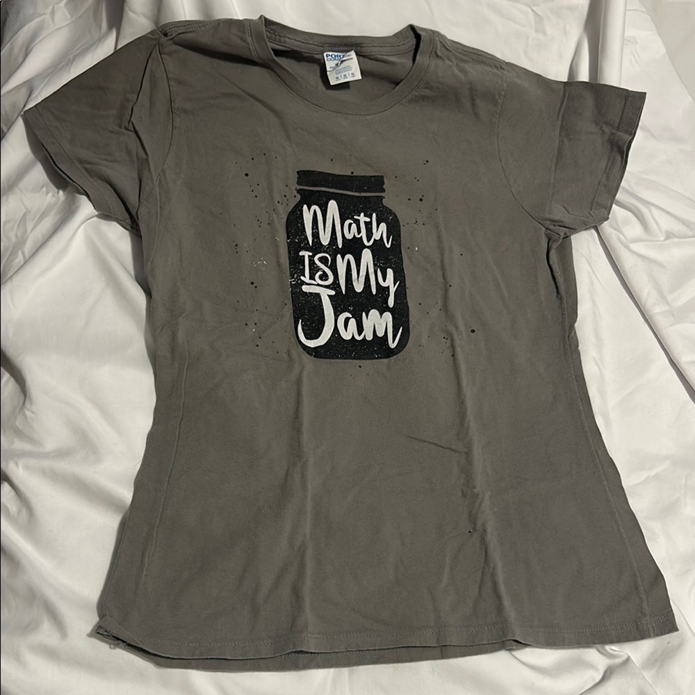Gildan Charcoal Graphic Tee - Math Is My Jam